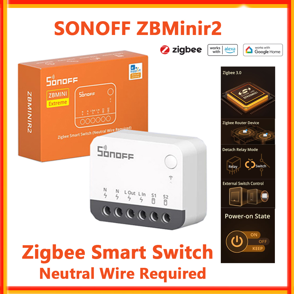 Sonoff Basic Switch - Interruttore Intelligente Zigbee SONOFF ZBMinir2, Controllo