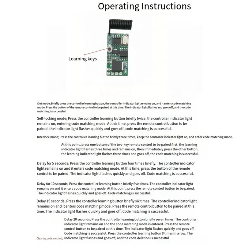 Controller RF Hot-For + Modulo - 433Mhz Receiver Module recensione e prezzo