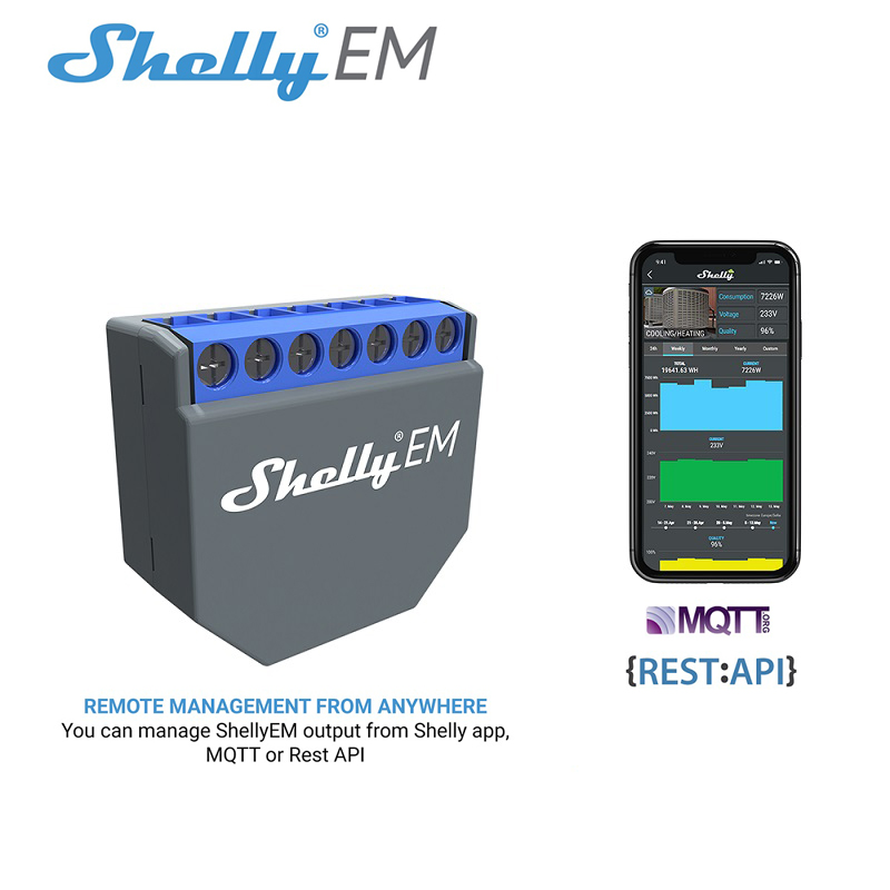 SHELLY EM Interruttore Intelli - Shelly Relay Module recensione e prezzo