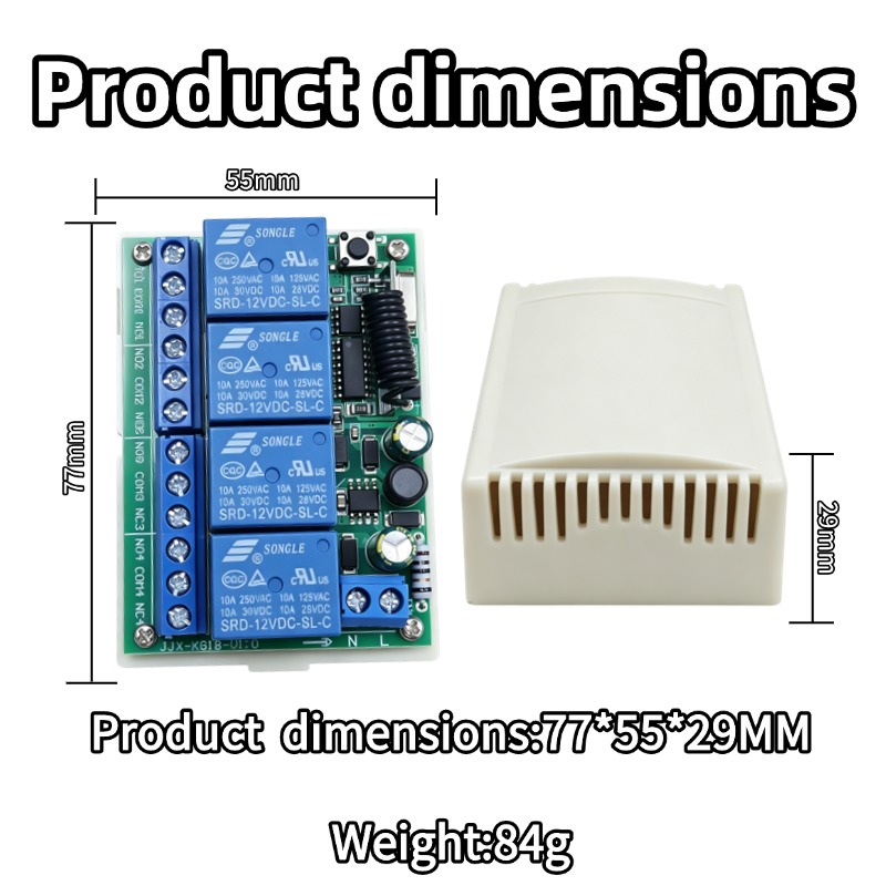 Interruttore di Controllo Remo - 433Mhz Receiver Module recensione e prezzo