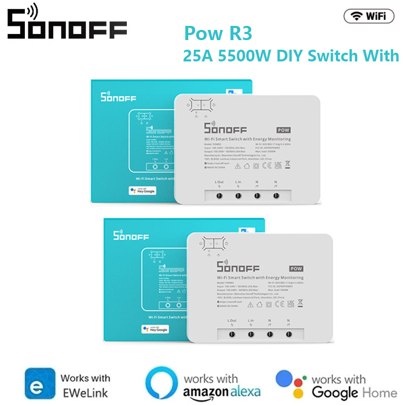 SONOFF POW POWR3/Powr316/POWR3 - Sonoff Basic Switch recensione e prezzo