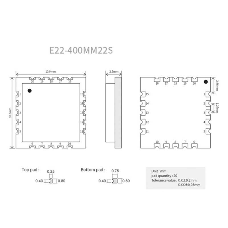 2X EBYTE SX1268 433Mhz Lora Mo - 433Mhz Receiver Module recensione e prezzo