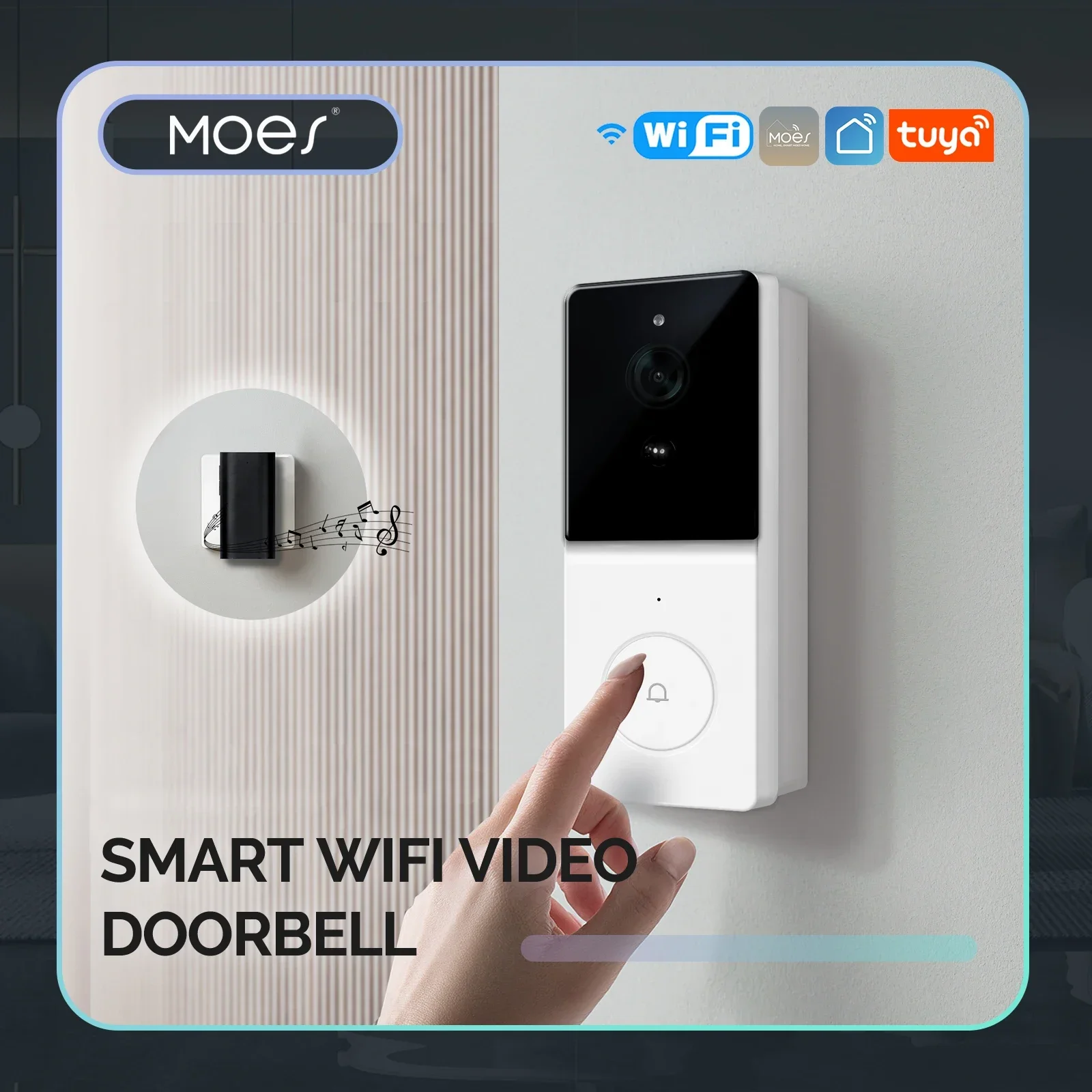 MOES Tuya Smart WiFi Videocito - Smart Doorbell Wired recensione e prezzo